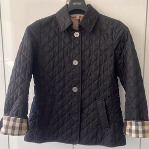 Burberry Brit Women's Black Quilted Jacket size M